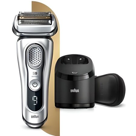 Braun rasoir électrique series 9 - barbe homme - station clean&charge