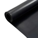 vidaXL Tapis de sol Noir 1 2 x 2 m Caoutchouc
