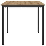 vidaXL Table de salle à manger / Table de repas MÉTAL
