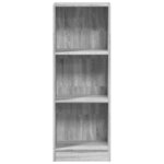 vidaXL Bibliothèque sonoma gris 40x24x109 cm bois d'ingénierie