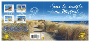 Collector 4 timbres - Sous le souffle du Mistral - Lettre Verte