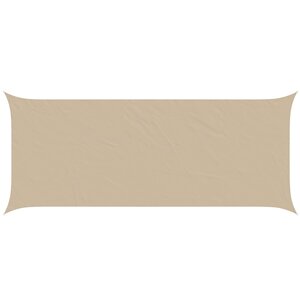 vidaXL Voile d'ombre Beige 6 x 2 5 m 100 polyester Oxford