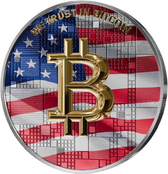 Monnaie USA Bitcoin Nations Satoshi Medaille Argent 2026
