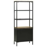 vidaXL Haut Armoire Marron 70 x 35 x 180 cm Bois de manguier massif