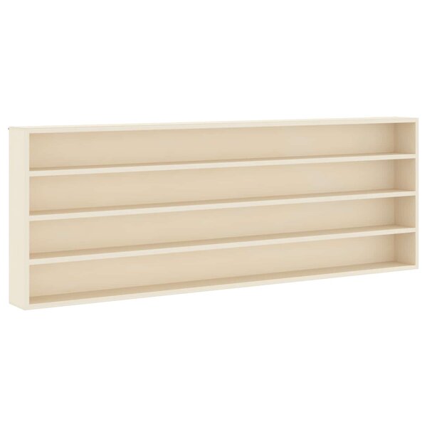 vidaXL Vitrine Murale Montage mural Beige 100 x 8 5 x 36 cm