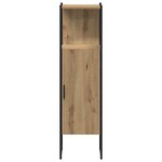 vidaXL Ensemble de mobilier de salle de bain avec étagère 4 Pièces Marron