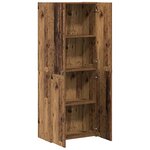 vidaXL Cabinet de Bureau avec étagère 2 Pièces Bois ancien 60 x 32 x 153