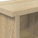 vidaXL Porte-manteau mural avec étagère Chêne sonoma 100 x 16 x 26 cm