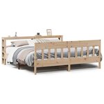 vidaXL Cadre de lit sans matelas 200x200 cm bois massif de pin