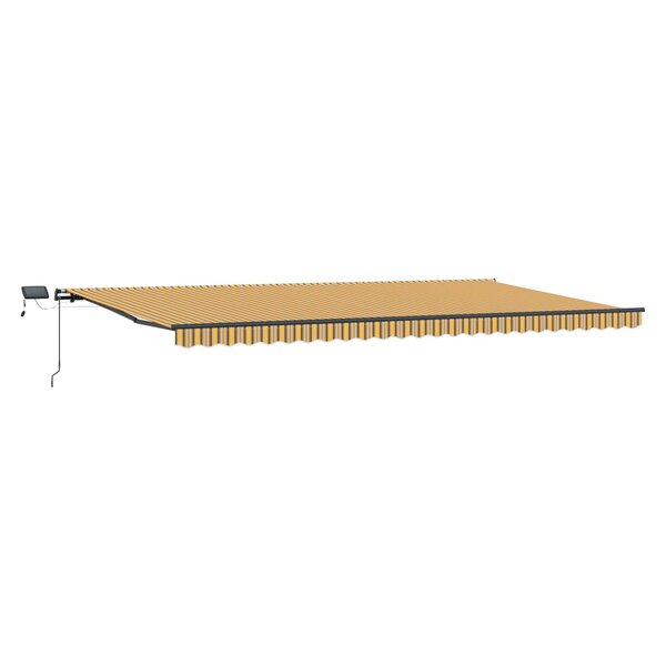 vidaXL Auvent Rétractable Multicolore 600 ×350 cm tissu