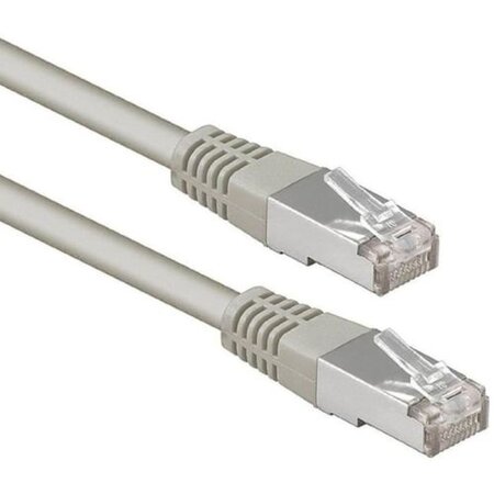 CORDON CABLE RESEAU ETHERNET RJ45 – Gris- 2m CAT6 FTP