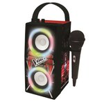 THE VOICE - Enceinte Tendance Bluetooth - Portable avec micro et effets lumineux