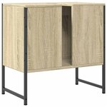 vidaXL Armoire lavabo de salle de bain chêne sonoma 60x33x60 cm