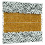vidaXL Pierres de Jardin Marron 12 cm Verre