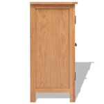 vidaXL Buffet 70x35x75 cm Bois de chêne massif