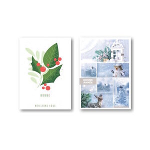 Carte De Voeux - Bonne Année Visuel Aléatoire*