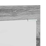 vidaXL Porte-manteau mural avec étagère Sonoma gris 90 x 10 x 50 cm