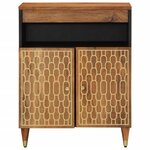 vidaXL Armoire latérale 60x33x75 cm bois massif de manguier