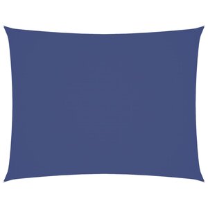 vidaXL Voile de parasol tissu oxford rectangulaire 3x4 5 m bleu