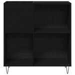 vidaXL Meuble de rangement Chêne noir 84 5x38x90 cm Bois d'ingénierie