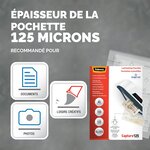 Pack 100 Pochettes à plastifier  A5  brillante  250 microns (2x125) FELLOWES