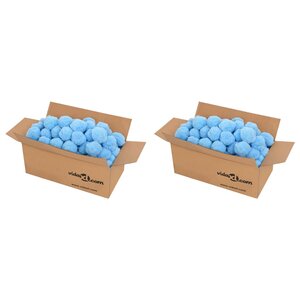 vidaXL Boules anti-bactériennes filtrantes de piscine bleu 1400 g PE