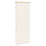 vidaXL Store zèbre beige marbré largeur du tissu 60 9 cm polyester
