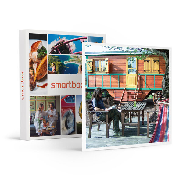 SMARTBOX - Coffret Cadeau Séjour insolite en famille : 3 jours en roulotte près de Montélimar -  Séjour