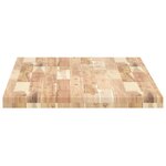 vidaXL Dessus de bureau non traité 120x60x4 cm bois d'acacia massif