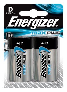 Blister de 2 Piles Alcaline Maxplus Mono / D / LR20 1,5V ENERGIZER