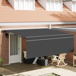 vidaXL Cadre d'auvent Jaune et blanc 350 x 250 cm