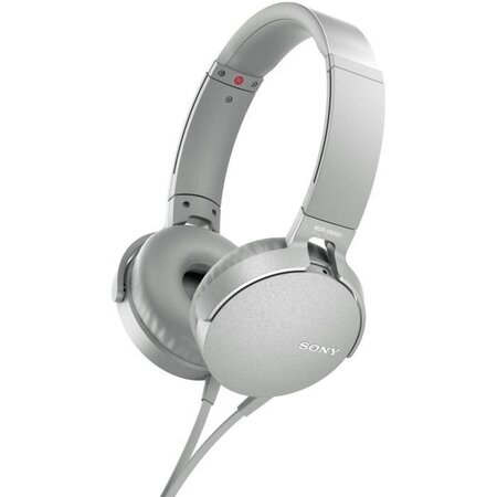 Sony - casque extra bass™ xb550ap - blanc
