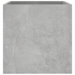 vidaXL Jardinière Gris béton 40x40x40 cm Bois d'ingénierie