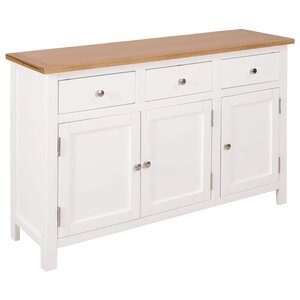 vidaXL Buffet 110x33 5x70 cm Bois de chêne massif