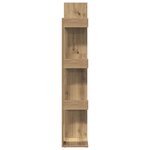 vidaXL Bibliothèque chêne artisanal 86x25 5x140 cm bois d'ingénierie