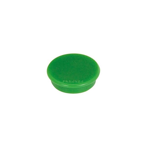 FRANKEN Paquet de 10 Aimants ronds 13 mm Vert