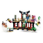 Lego ninjago 71735 le tournoi des éléments  jeu de construction avec arene de combat et figurine de ninja lloyd or a collectionner