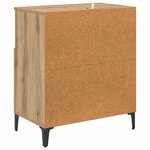 vidaXL Buffet Chêne artisanal 60 x 35 x 70 cm Bois d'ingénierie