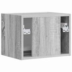 vidaXL Meuble TV mural Gris Sonoma 60 x 31 x 29.5 cm Bois d'ingénierie