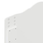vidaXL Tête de lit Blanc Brillant 100 cm Bois d'ingénierie