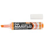 Marqueur Tableaux Blancs MAXIFLO MWL6 Pointe Biseautée Large Orange x 12 PENTEL