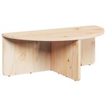 vidaXL Table basse 2 Pièces Naturel 79 x 39 5 x 40 cm Bois massif en pin
