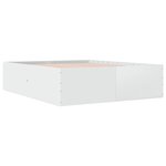 vidaXL Cadre de lit sans matelas blanc 150x200 cm