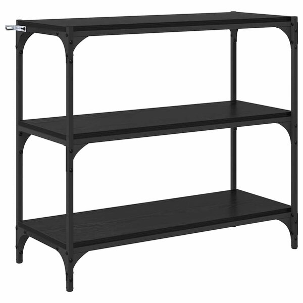 vidaXL Bibliothèque Chêne noir 80 x 33 x 70 5 cm