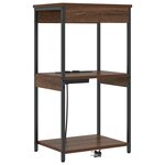 vidaXL Cabinet de chevet Chêne brun 41 x 31 x 76 cm Bois d'ingénierie