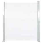 vidaXL Auvent latéral rétractable de patio 160x300 cm Crème