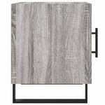 vidaXL Table de chevet sonoma gris 40x40x50 cm bois d'ingénierie