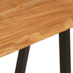 vidaXL Banc avec bord vivant 105 cm bois d'acacia massif