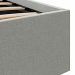 vidaXL Cadre de lit à rangement hydraulique sans matelas 100x200 cm