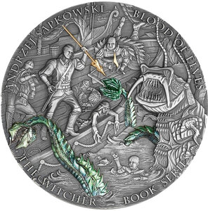 Monnaie BLOOD OF ELVES The Witcher Argent 15$ Niue 2026
